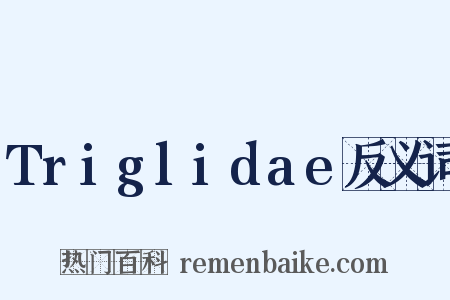 Triglidae反义词是什么意思的图片